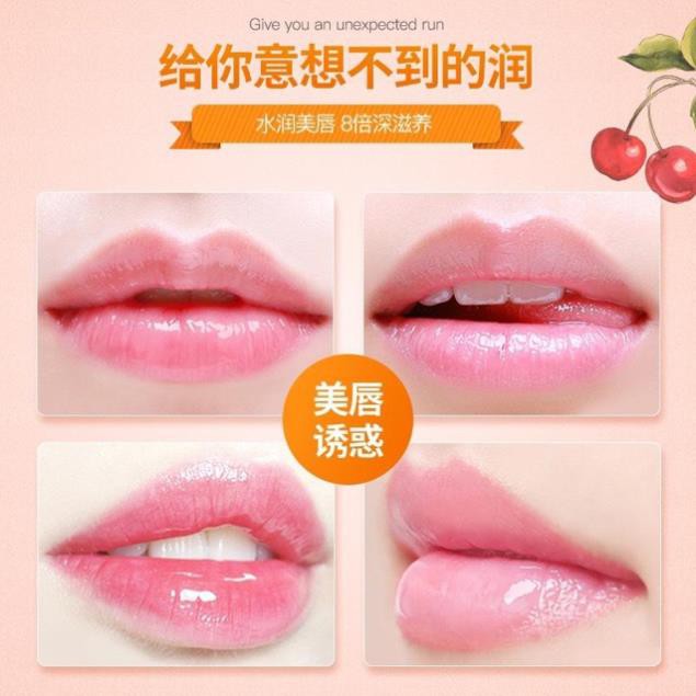 Mặt Nạ Dưỡng Ẩm Môi Collagen Images Chiết Xuất Cherry, Mật Ong, Đào, Chống Nứt Nẻ, Môi Khô Môi