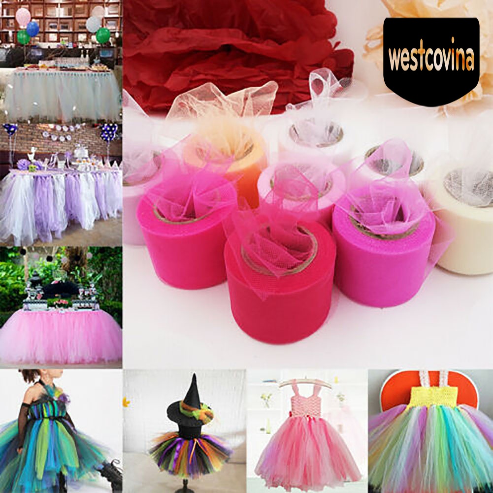 [Hot]☀ Cuộn Vải Tuyn Lấp Lánh 5cm 22m