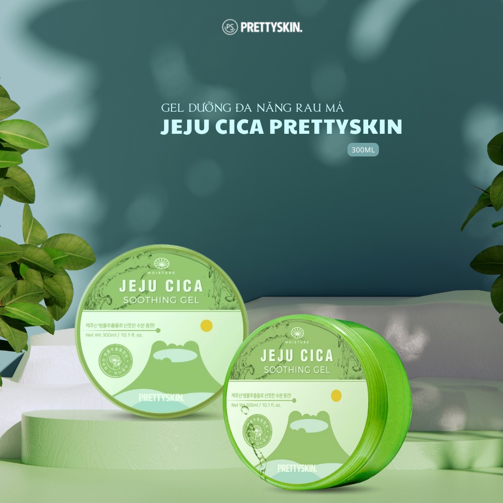 Gel dưỡng đa năng rau má Prettyskin 300ml