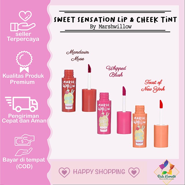 (hàng Mới Về) Son Môi Marshwillow Sweet Sensation Chất Lượng Cao