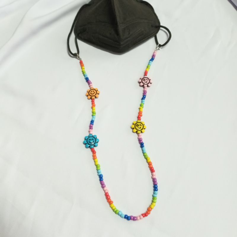 Dây đeo khẩu trang chống rớt cho bé mic ông mặt trời cưòi đáng iu