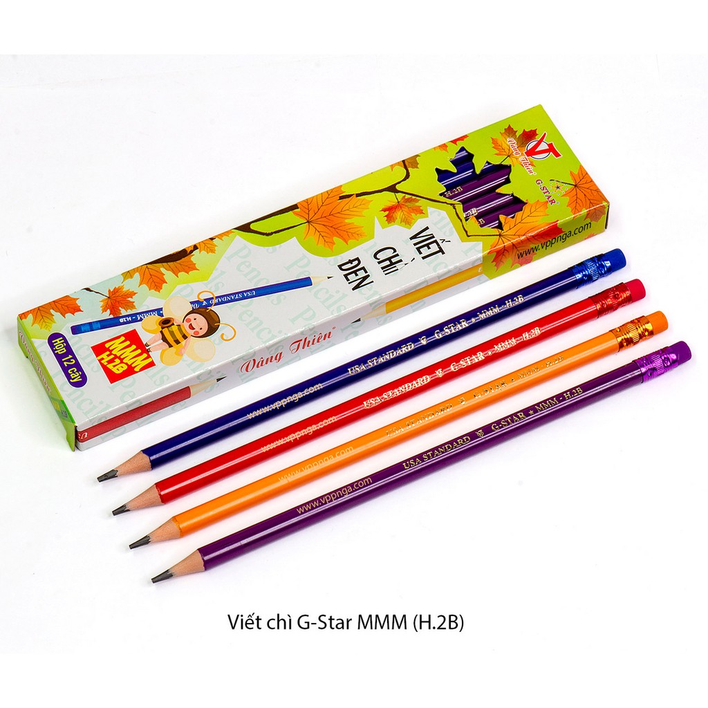 Viết chì G-Star MMM (H.2B) = (12 cây/ hộp)