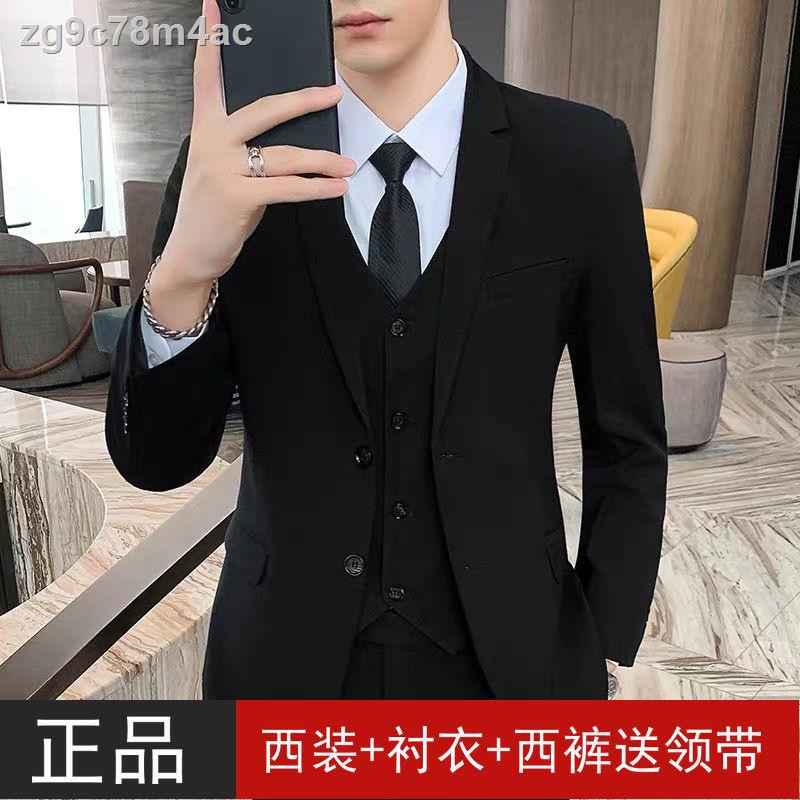 Bộ vest nam phong cách Hàn Quốc, mỏng, áo khoác trẻ trung, công sở, phù rể, trang trọng