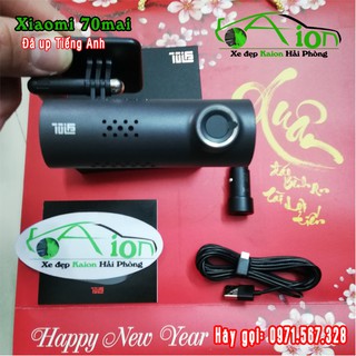 Camera hành trình Xiaomi 70mai - Bản Nội địa đã cài Tiếng Anh| Xiaomi 70mai Car DVR Smart Dash Cam - bảo hành 1 năm