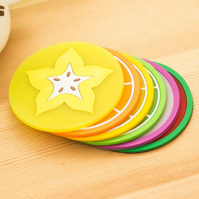 Dụng cụ lót ly trái cây nhựa dẻo xinh xắn JP5