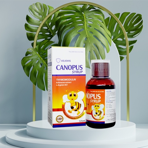 Siro hỗ trợ tăng cường hấp thu dưỡng chất, nâng cao sức đề kháng, giúp trẻ ăn ngon CANOPUS 125ml (Date 2026)