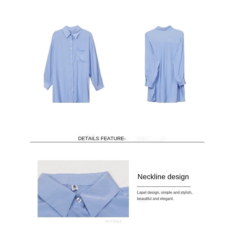 Áo Sơ Mi Tay Dài Thời Trang Quyến Rũ Cho Nữ