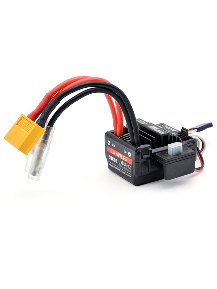 Động Cơ Chổi Than ESC 80A Chống Thấm Nước Cho Xe Điều Khiển Từ Xa Wltoys 3-Slot 550 Tỉ Lệ 1 / 10 1 / 12 144001 124019