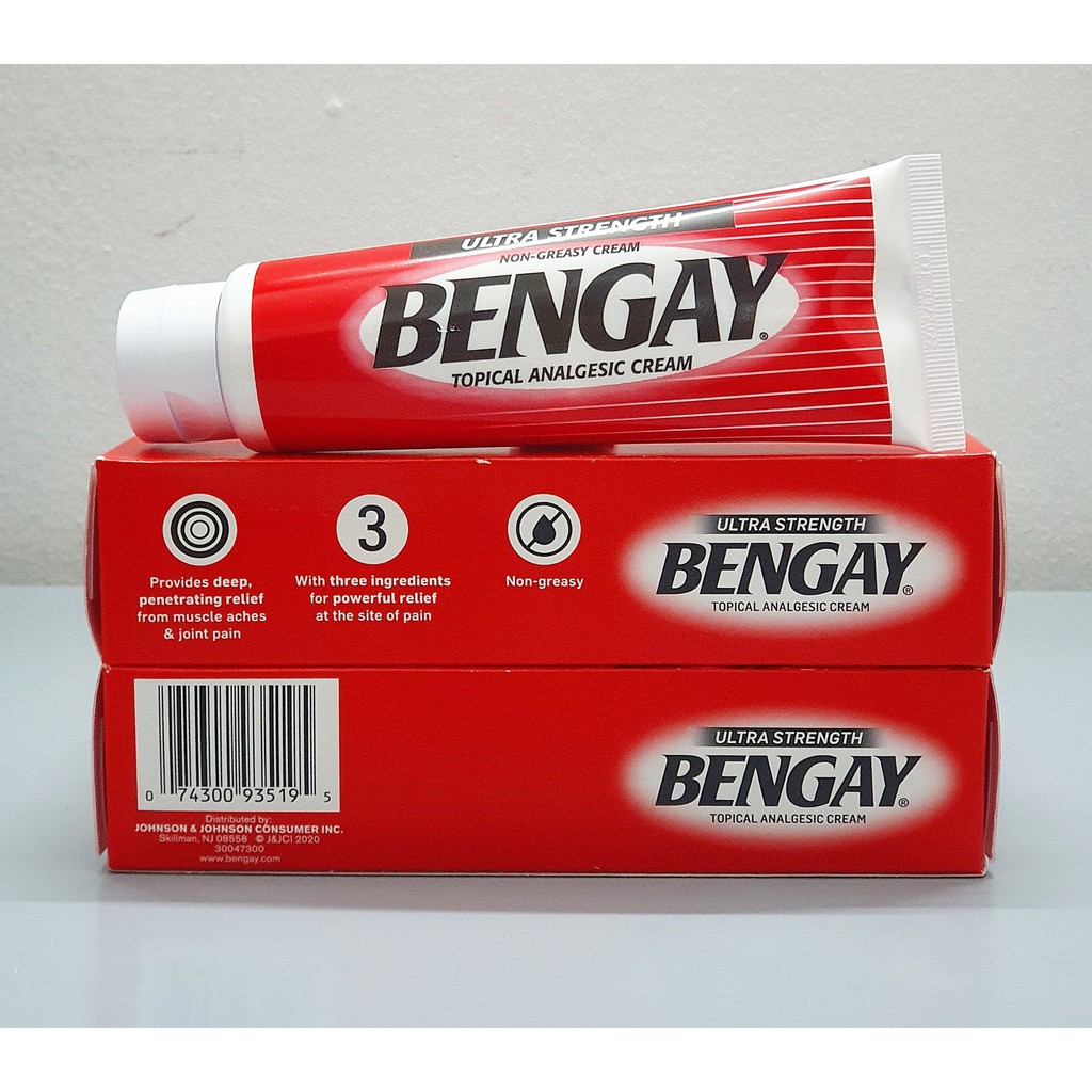 Kem giảm đau BENGAY hộp 2 tuýp 113g của Mỹ