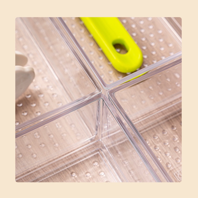 Hộp Đựng Đồ Trang Điểm Chia Ngăn Bằng Nhựa Tiện Dụng