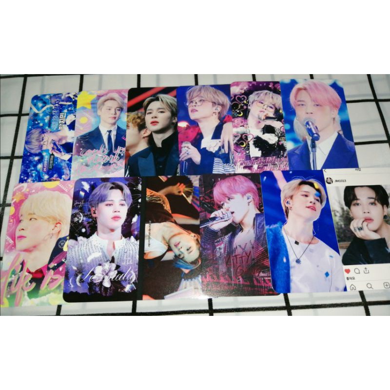 Card design BTS Jimin (ảnh)
