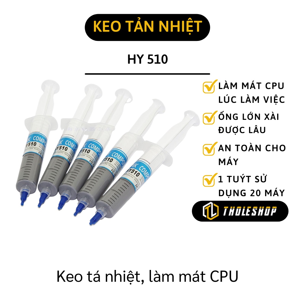 Keo Tản Nhiệt CPU - Ống Chích, Xi Lanh Làm Mát Máy Tính Loại Lớn, Tiết Kiệm 10488