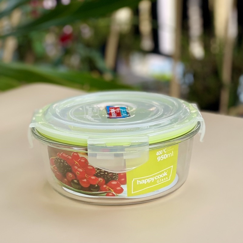 Hộp đựng cơm văn phòng thủy tinh 950ml Hàn Quốc