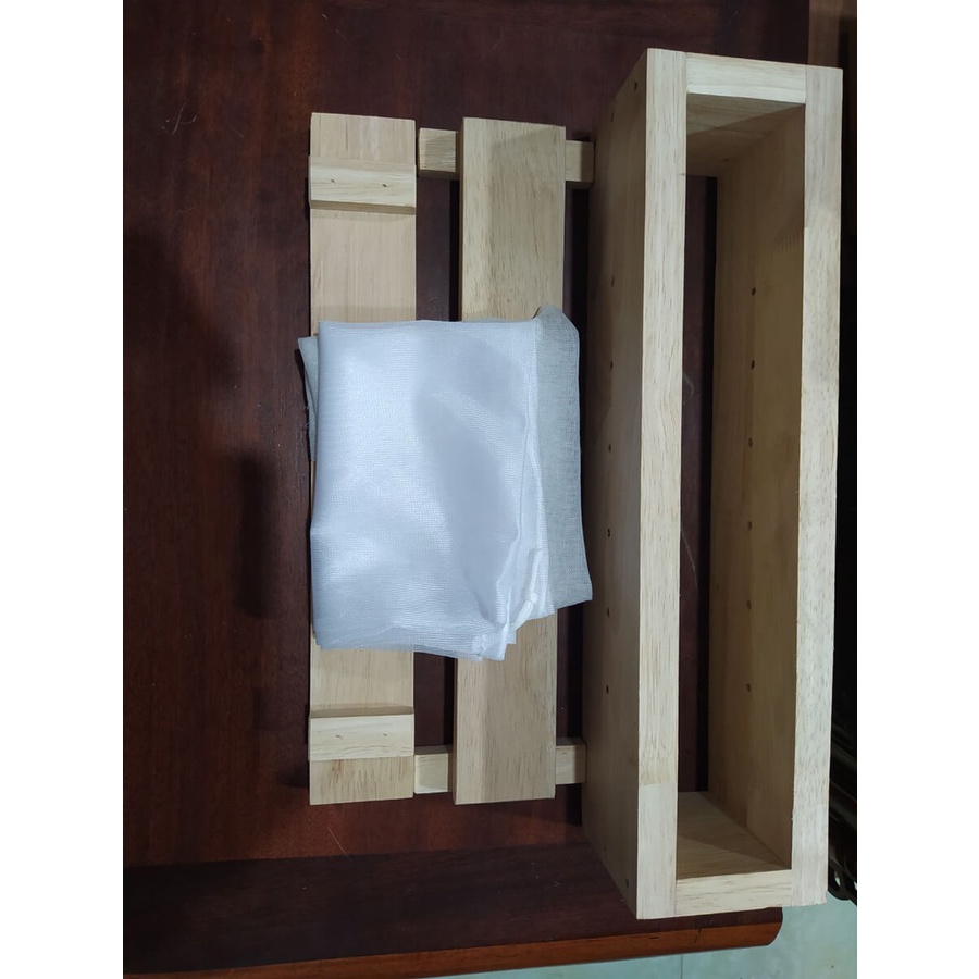 Khuôn làm Đậu Phụ/Đậu Hũ dài Size Lớn TẶNG khăn lọc và túi lọc
