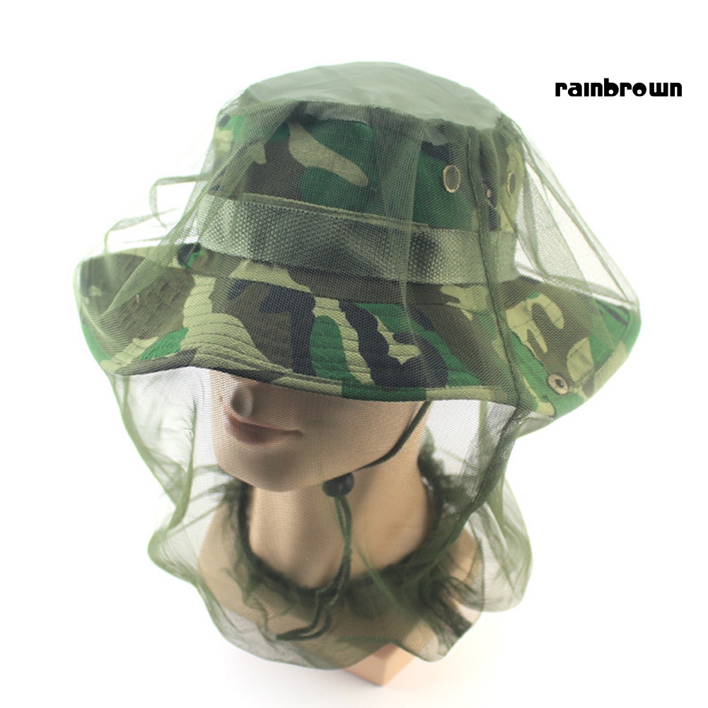 Lưới Che Mặt Chống Côn Trùng Chống Muỗi Dùng Khi Đi Cắm Trại