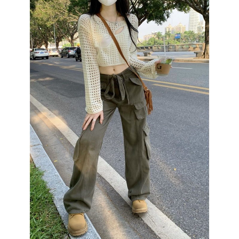 LALISAS Áo Croptop Mỏng Chống Nắng Phong Cách Thời Trang Hàn Quốc