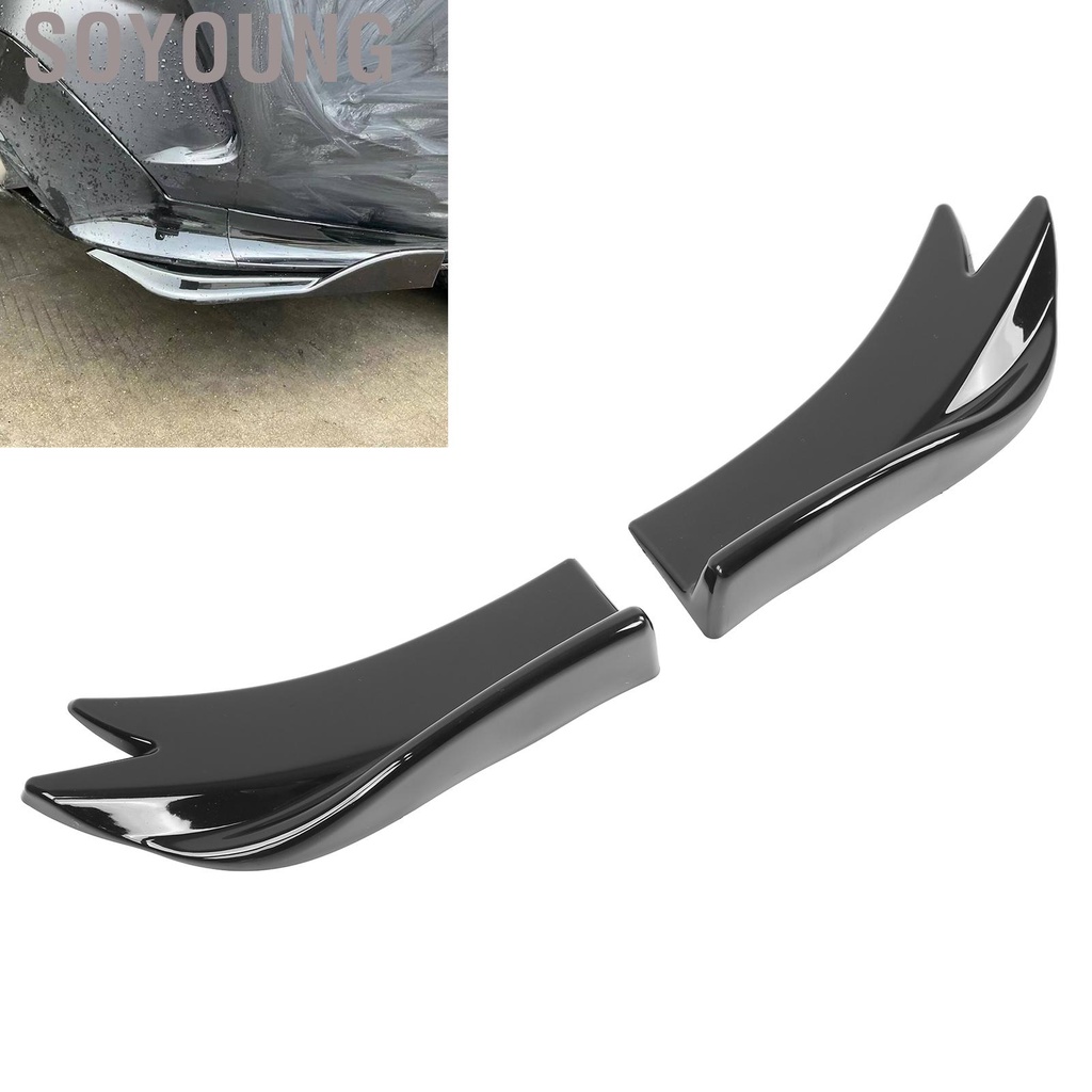Soyoung Universal Rear Bumper Lip Diffuser Splitter Spoiler Scratch Protector