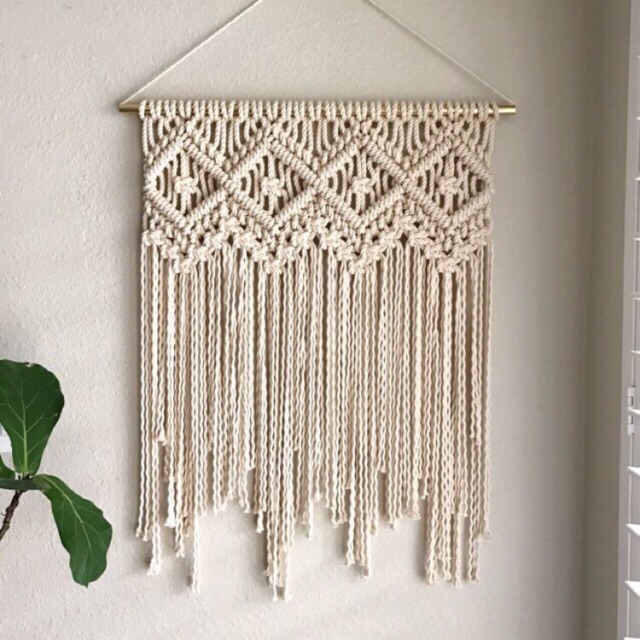Mành macrame
