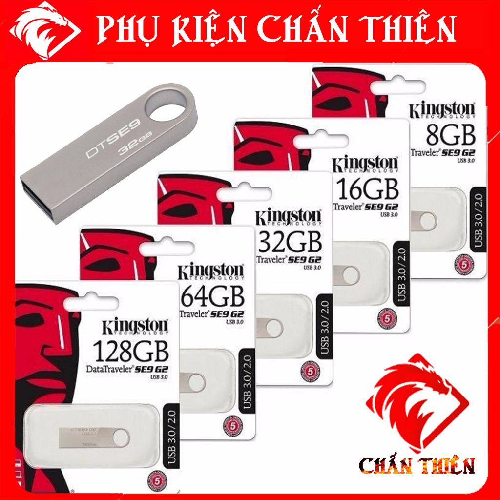 USB Kingston 64GB 32GB 16GB 8GB Chống Nước Cài win sao chép lưu trữ dữ liệu  - Bảo Hành 12 Tháng