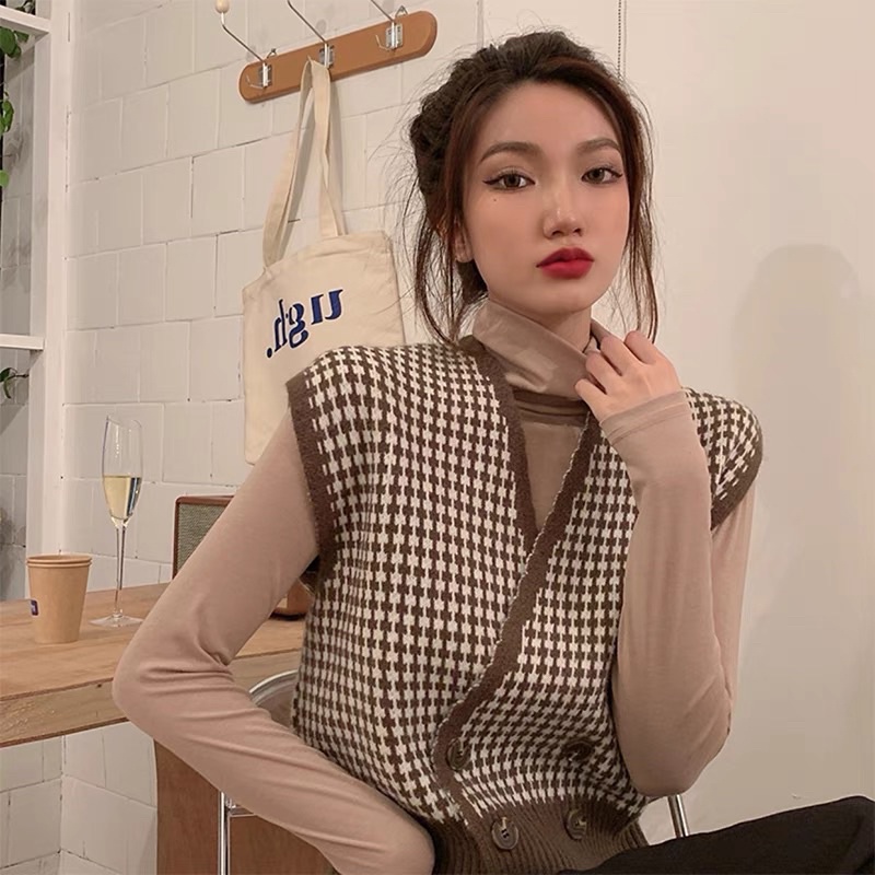 BST áo len nữ TONE NÂU, áo len, gile, cardigan