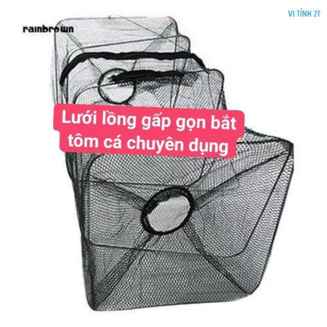 Lưới lồng gấp gọn bắt tôm cá chuyên dụng