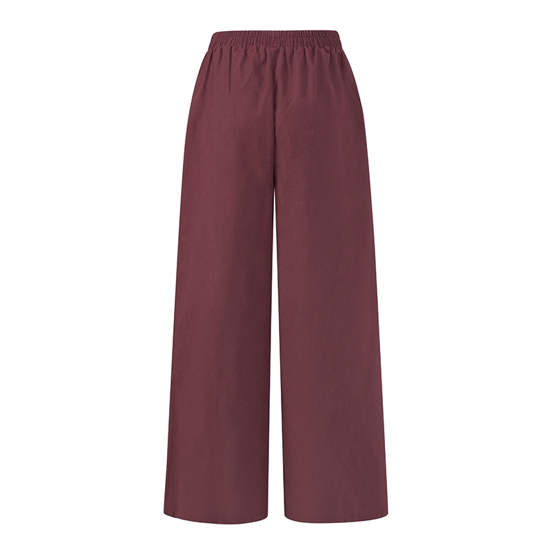 Quần Dài ZANZEA Thiết Kế Ống Rộng Phong Cách Thổ Cẩm Thời Trang Cho Nữ | BigBuy360 - bigbuy360.vn