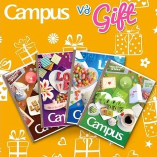 Vở kẻ ngang 80/120 trang Gift CAMPUS