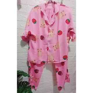 Bộ lụa mango tay lỡ quần dài loại 1 ảnh chụp thật