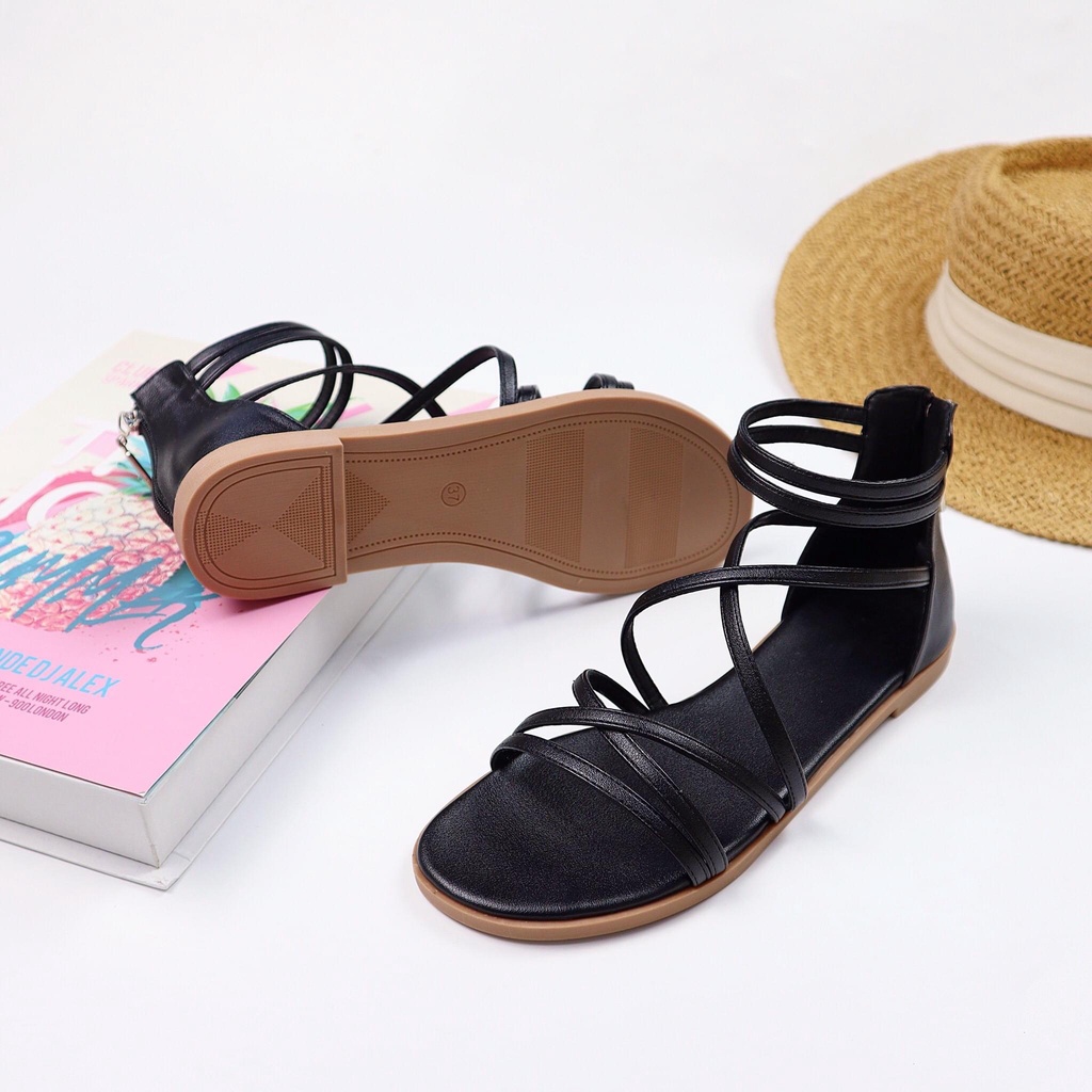 Sandal Nữ Kéo Khóa Sau - 1027