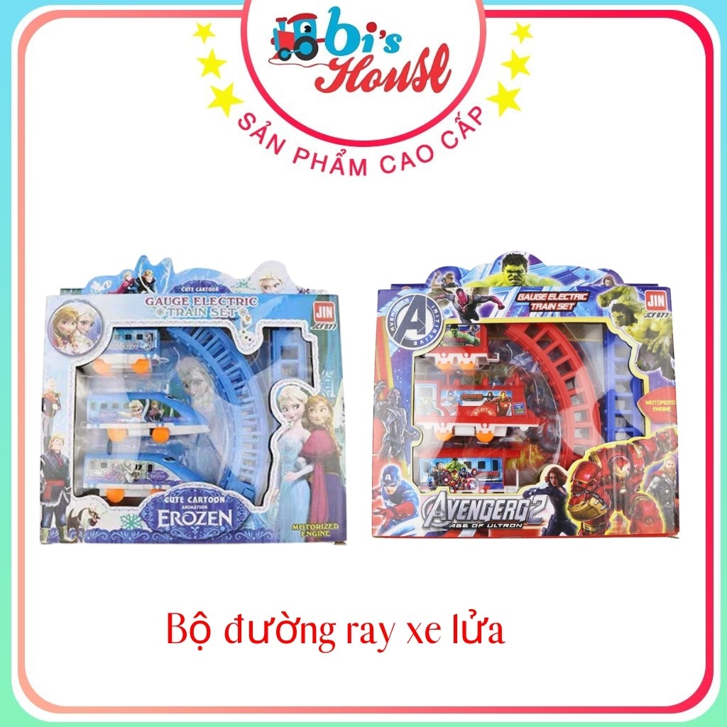 Bộ ô tô đường ray xe lửa cho bé