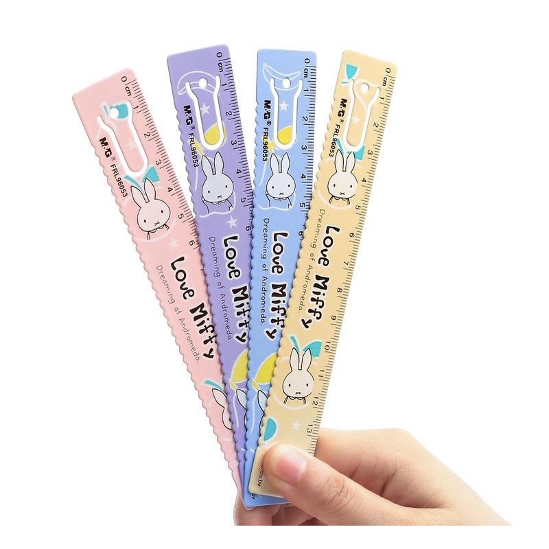 Thước kẻ Sắt M&G 15cm hình thỏ