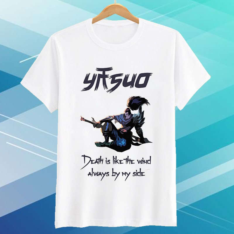 (sale) Áo Liên Minh Huyền Thoại LoL YASUO mẫu mới - áo LOL siêu HOT