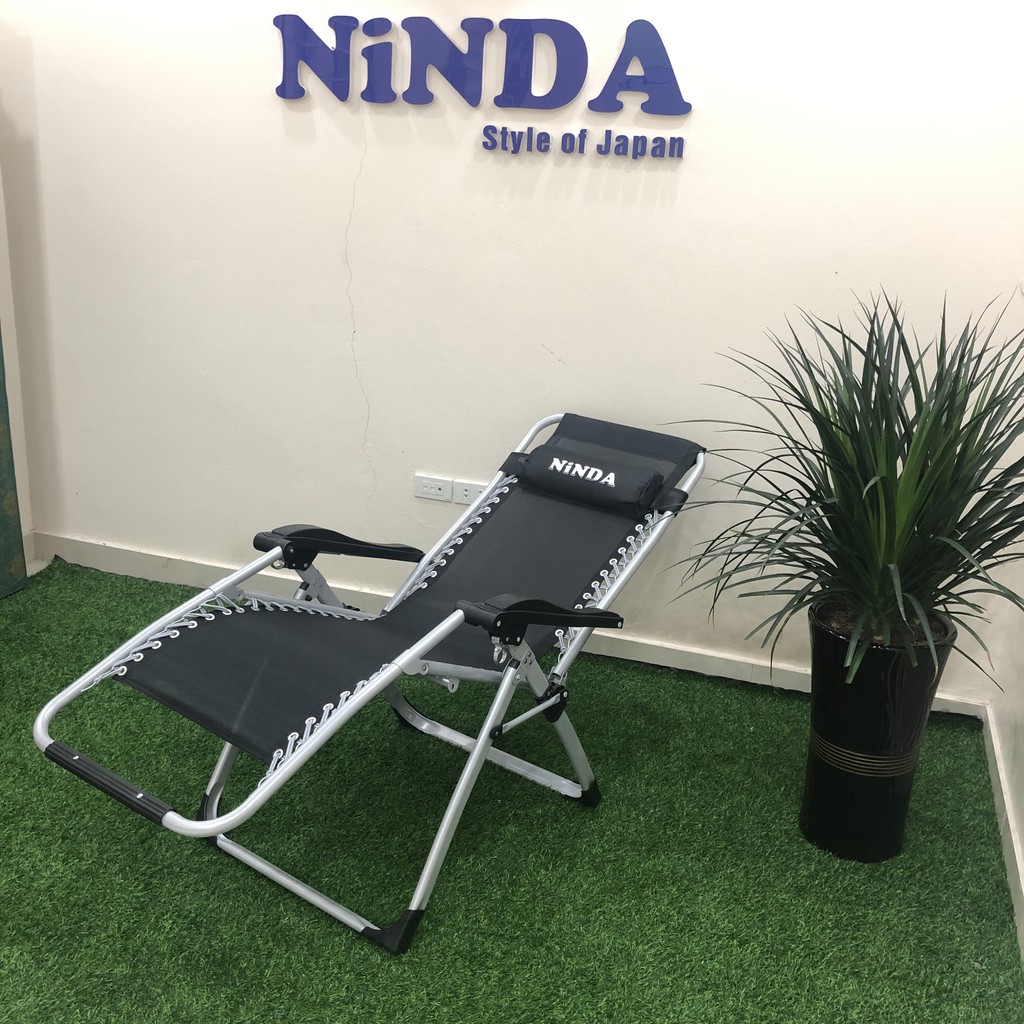 Ghế nằm đọc sách- Ghế gấp gọn NiNDA ND G830