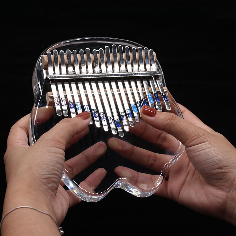 Đàn Kalimba Pha Lê Acrylic 17 Phím Chính Hãng Măng Cụt Anca Music - Đầy Đủ Phụ Kiện