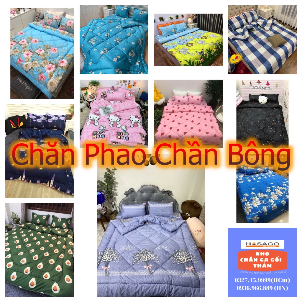 Chăn Bông Chăn Phao Trần Bông Siêu Nhẹ Dày Có Ruột Dùng Được Cho Mùa Đông ( Hút Chân không khi đóng gói)