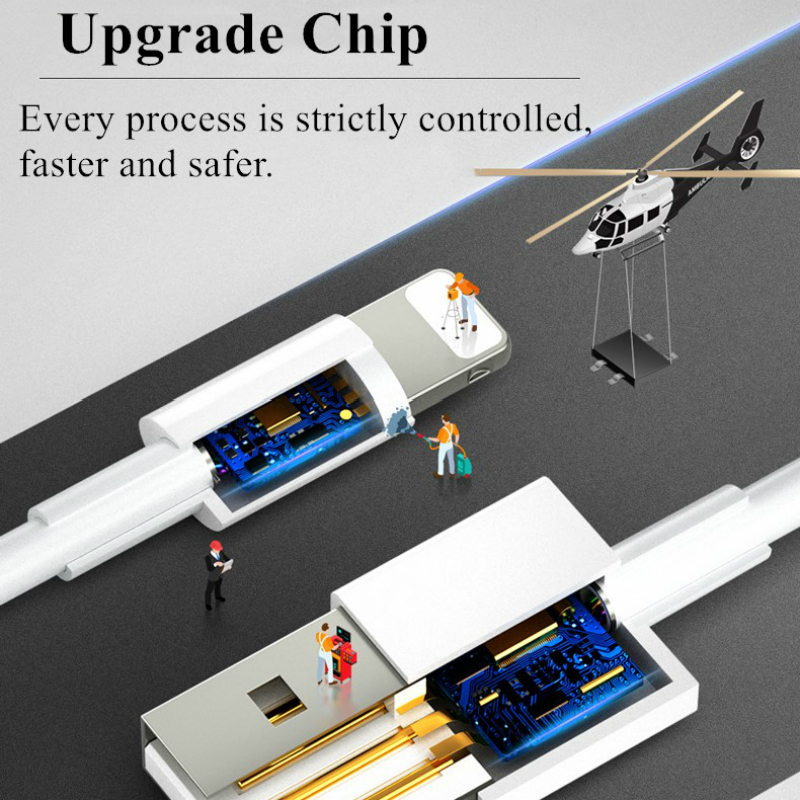 Dây Cáp Sạc USB Nhanh Cho IPhone 7 8 Plus X XS Max XR 5 5S SE 6 6S Plus IPad