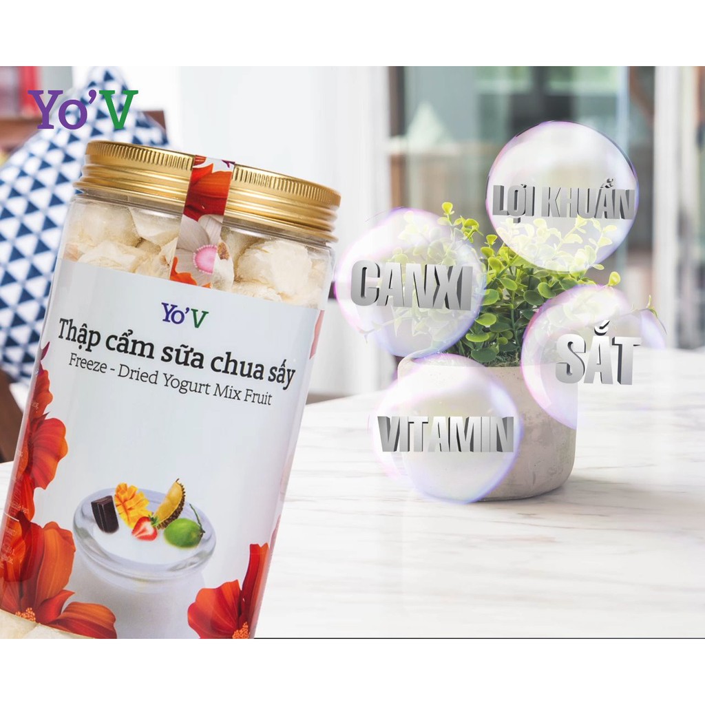 Sữa Chua Sấy Đông Khô Yo'V Vinamit Trái Cây Thập Cẩm | BigBuy360 - bigbuy360.vn