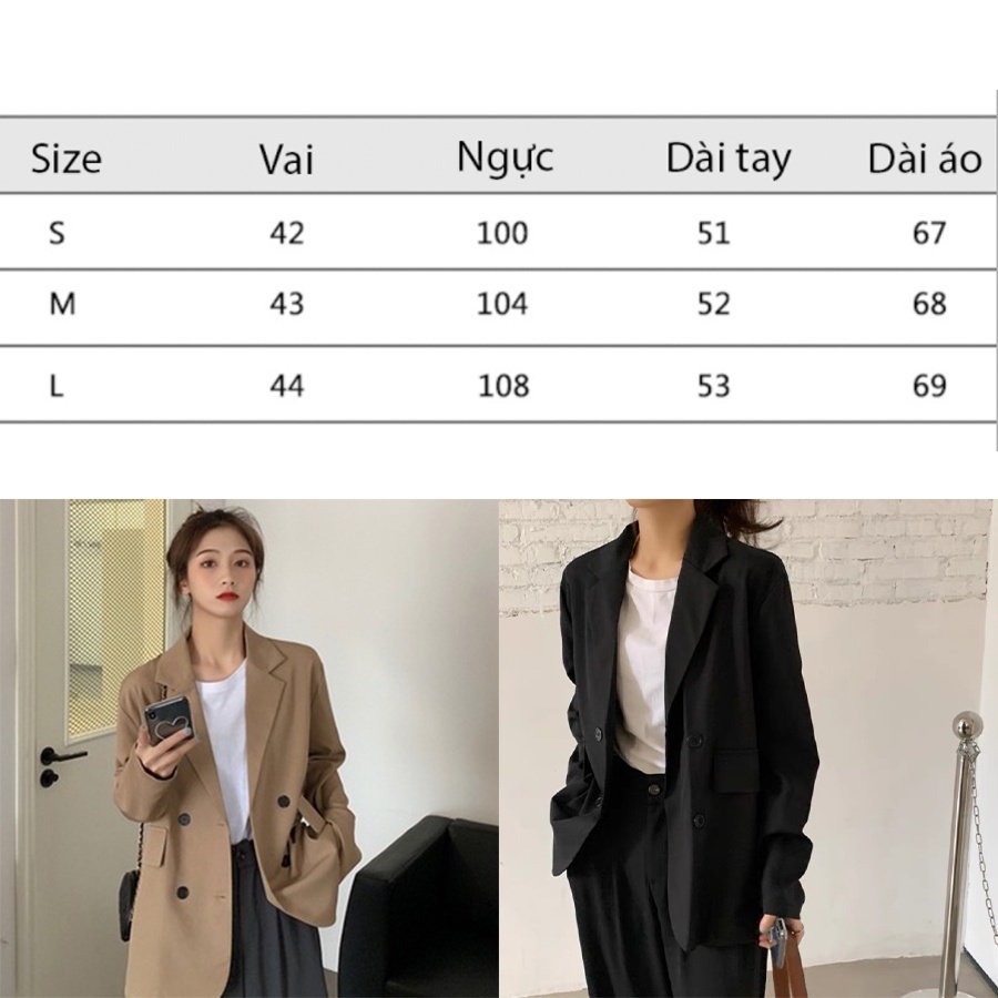 Áo khoác Blazer cho nữ Shop Haul - AB-G01