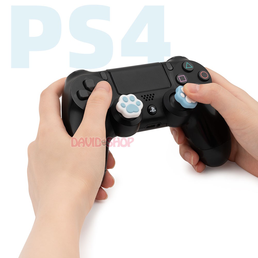 Núm bọc analog viền chân mèo hãng Geekshare cao cấp cho tay cầm DualSense / DualShock 4 / Pro Controller