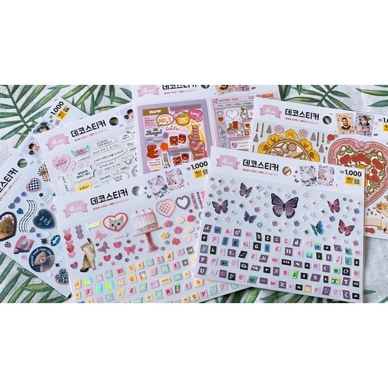 Stickers Trang trí Polaroid DAISO Hàn Quốc