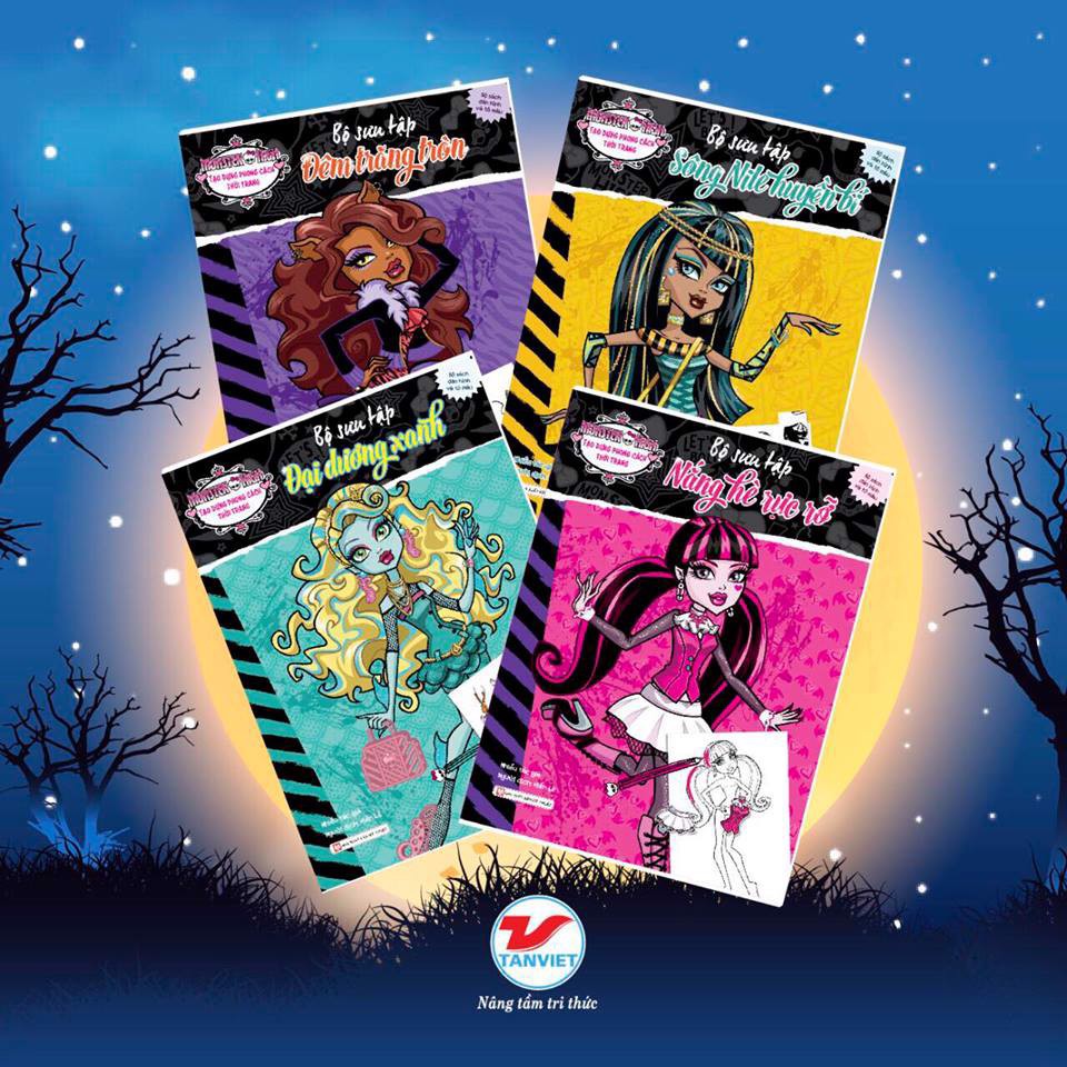 Sách - Monster High - Bộ Sưu Tập Nắng Hè Rực Rỡ