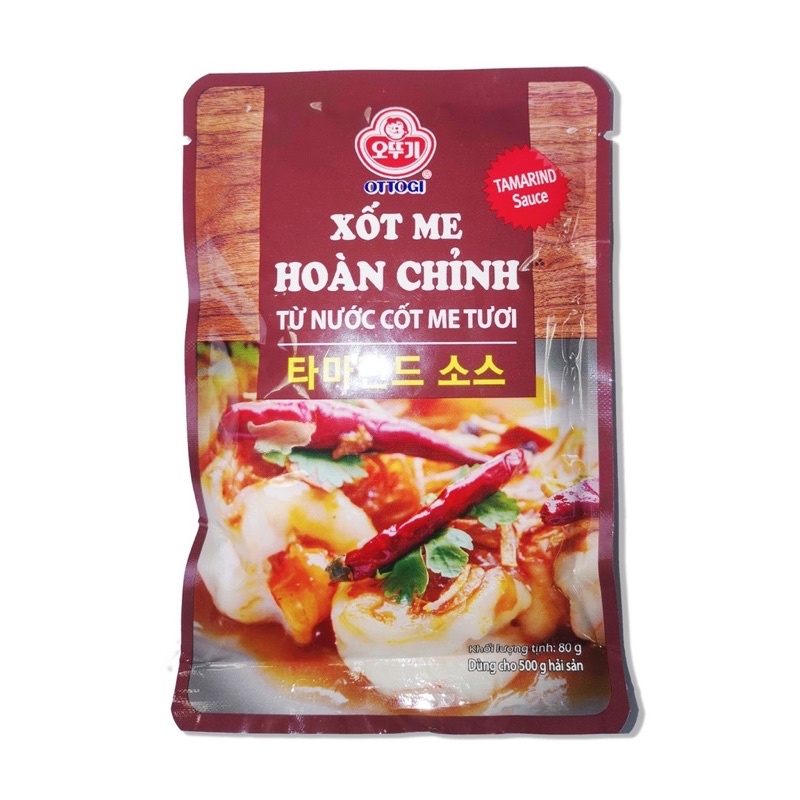 Nước sốt me tươi hoàn chỉnh Ottogi gói 80g