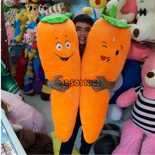 CÀ RỐT GỐI ÔM CÀ RỐT KHỔNG LỒ [120cm] ẢNH THẬT CAO CẤP GIÁ RẺ