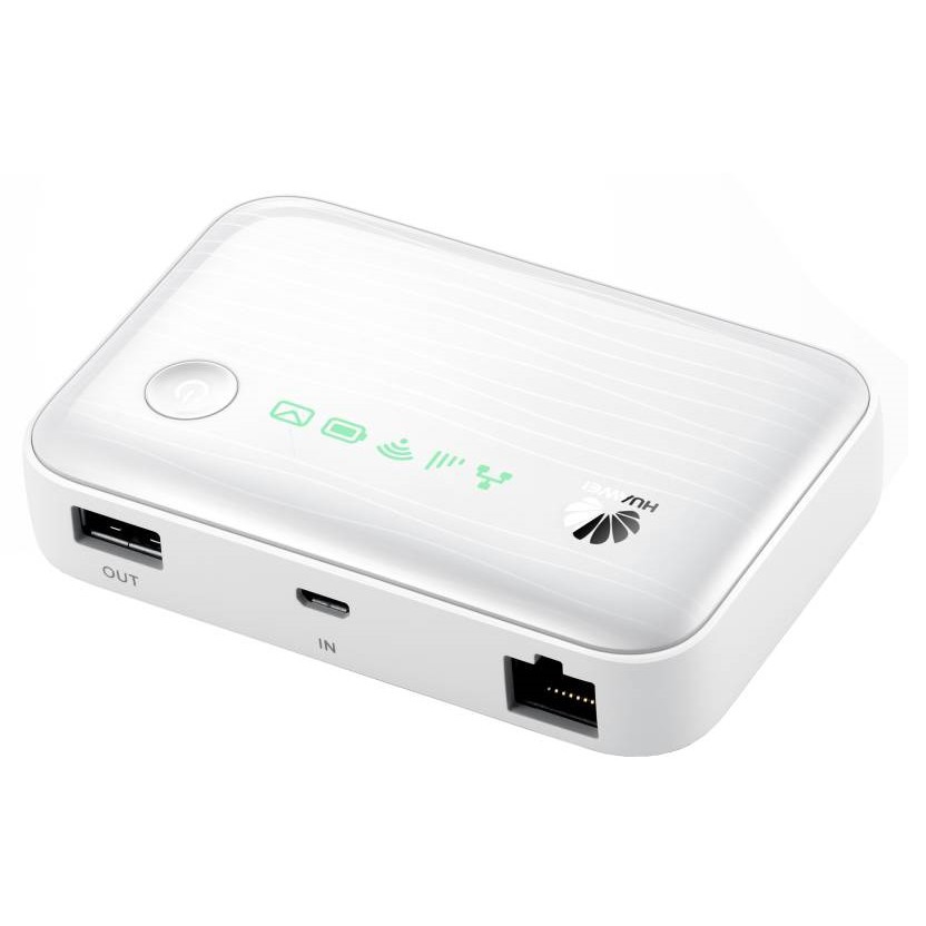 Bộ Phát Wifi từ sim Huawei E-5730 kiêm Pin Dự Phòng 5200mah , có cổng LAN - Hàng nhập khẩu