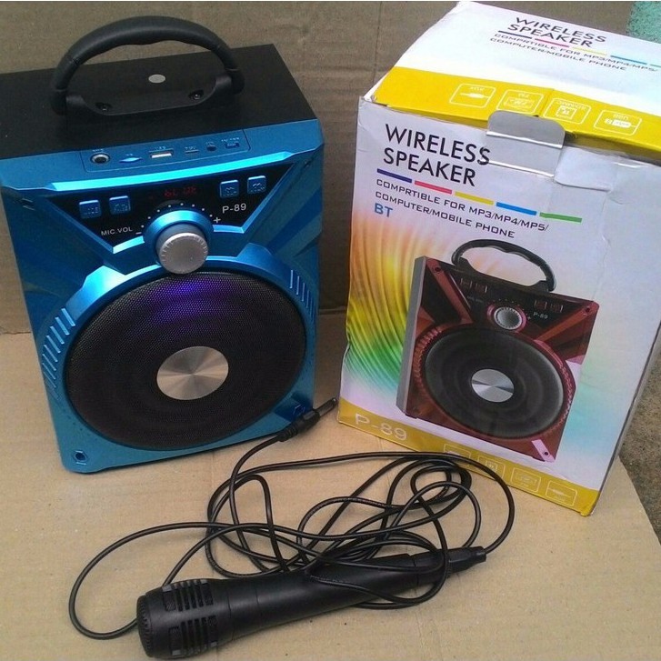 Loa Bluetooth P88 - P89 Nhạc Lớn Rất Hay + Tặng Kèm MICRO (Chính Hãng)