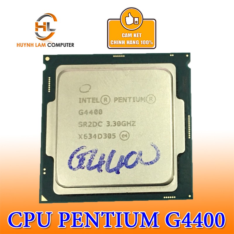 CPU Intel Pentium G4400 ( TRAY ) 3.3G / 3MB / HD Graphics 510 / Socket 1151 + kèm Fan