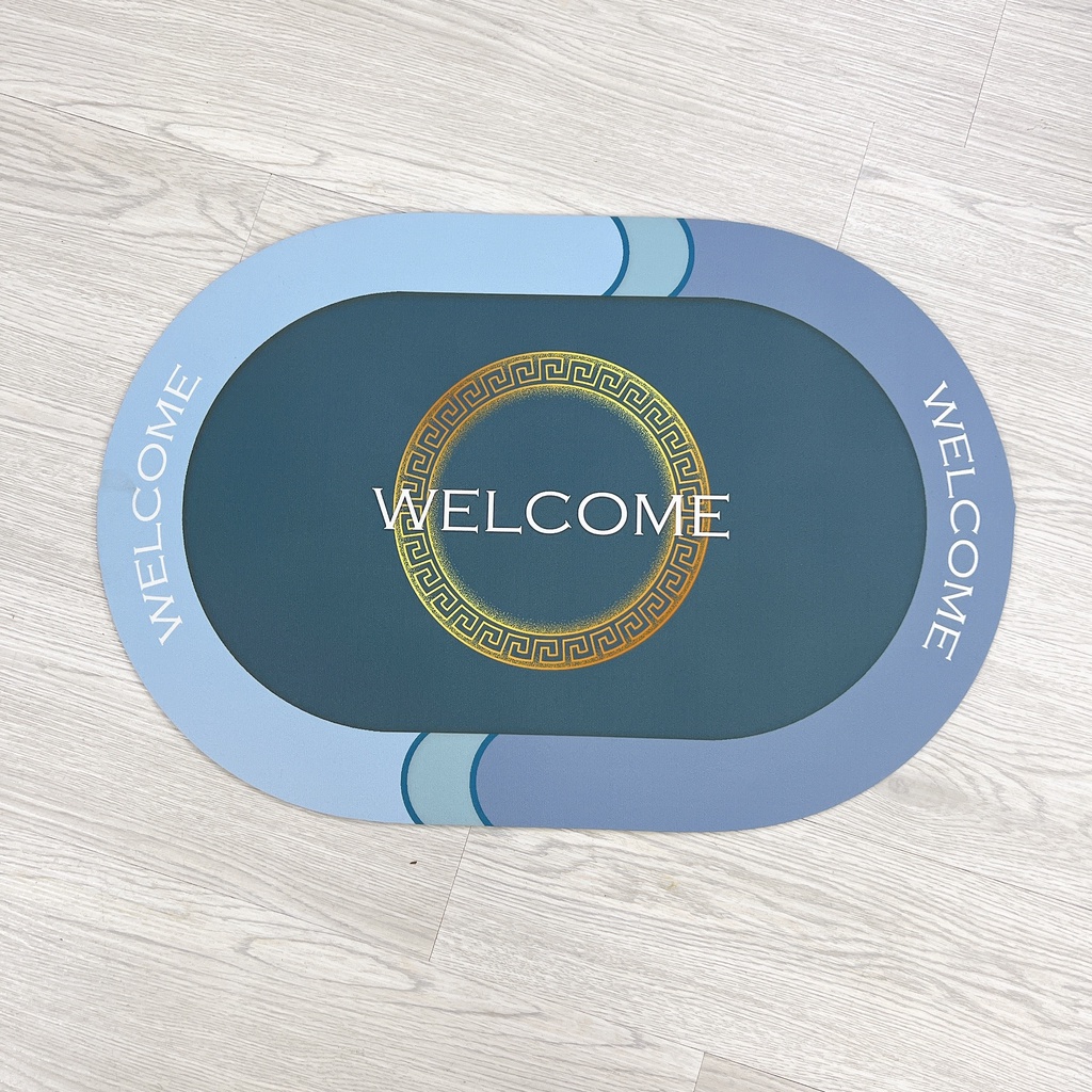 Thảm chùi chân silicon hút nước, chống trượt nhà tắm Dercor 4.0