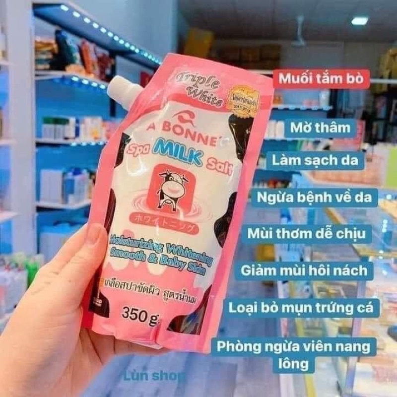 Muối tắm tẩy tế bào chết A Bonné Spa Milk Salt