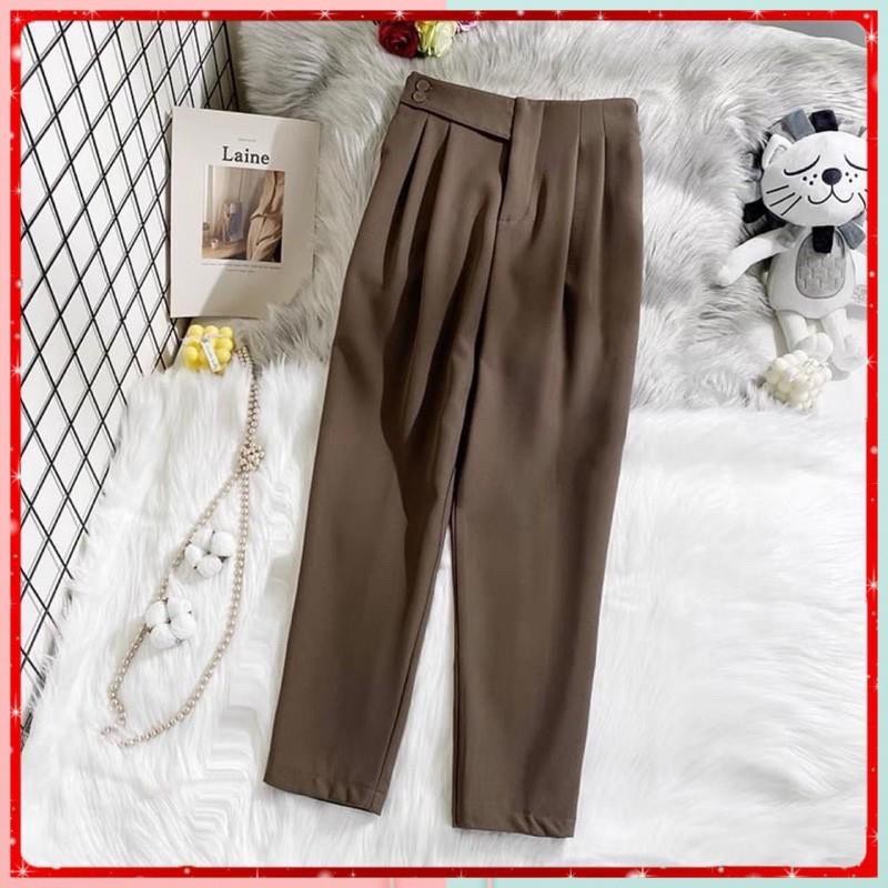Quần Baggy MerCy Vạt Lệch Cách Điệu , Có Chun Sau |mã 366| Hàng xuất khẩu, Chất vitex