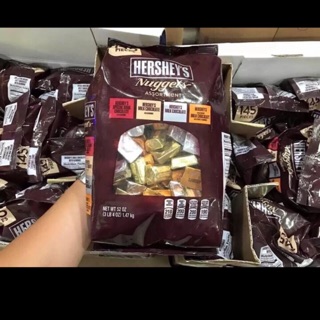 Socola hạnh nhân hershey’s nuggets chocolate1,47kg